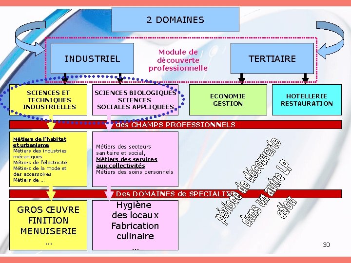 2 DOMAINES INDUSTRIEL SCIENCES ET TECHNIQUES INDUSTRIELLES Module de découverte professionnelle SCIENCES BIOLOGIQUES SCIENCES