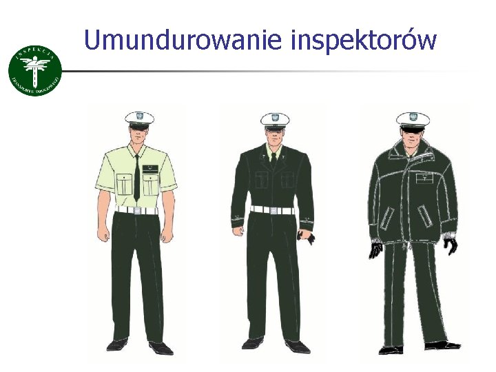 Umundurowanie inspektorów 