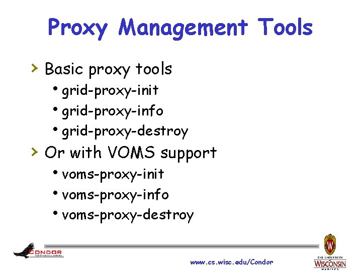 Proxy Management Tools › Basic proxy tools hgrid-proxy-init hgrid-proxy-info hgrid-proxy-destroy › Or with VOMS