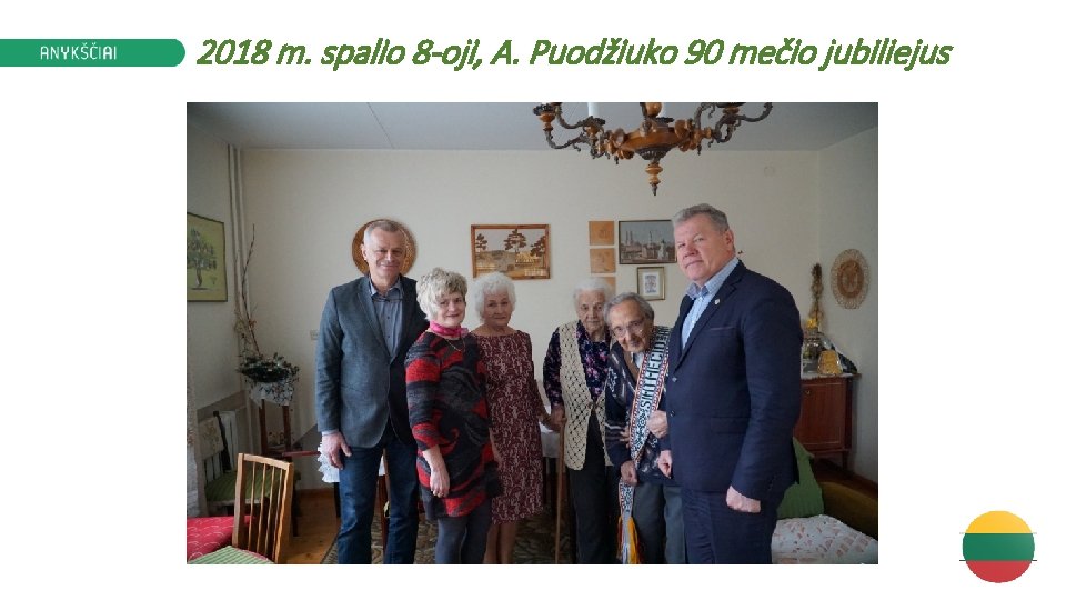 2018 m. spalio 8 -oji, A. Puodžiuko 90 mečio jubiliejus 