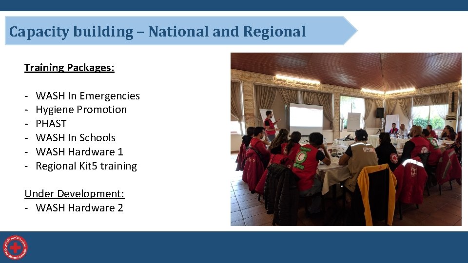 Capacity building – National and Regional Training Packages: - WASH In Emergencies Hygiene Promotion