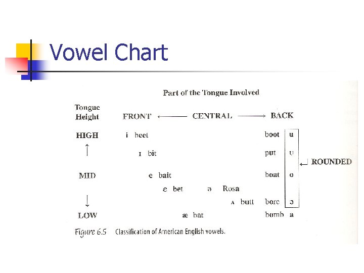 Vowel Chart 