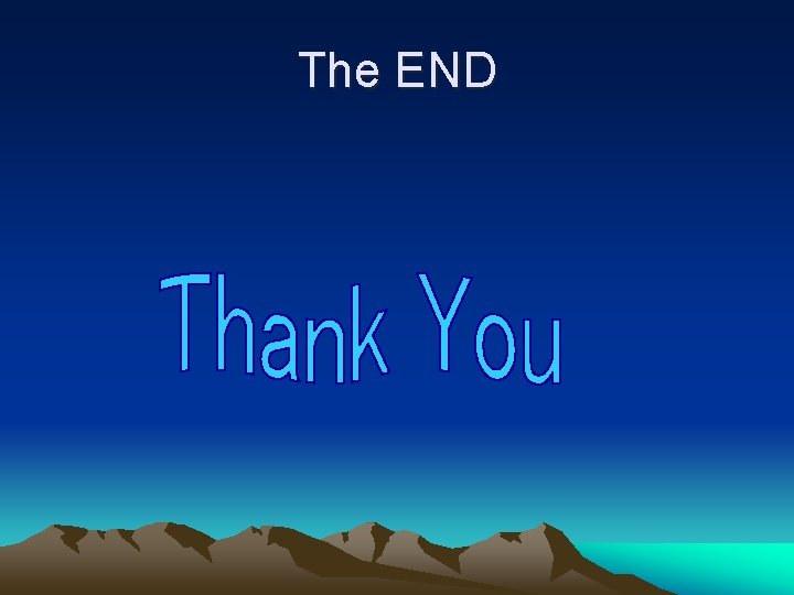 The END 