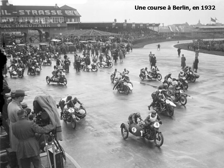 Une course à Berlin, en 1932 