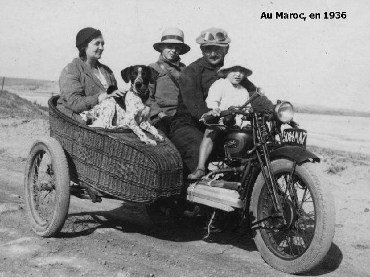 Au Maroc, en 1936 
