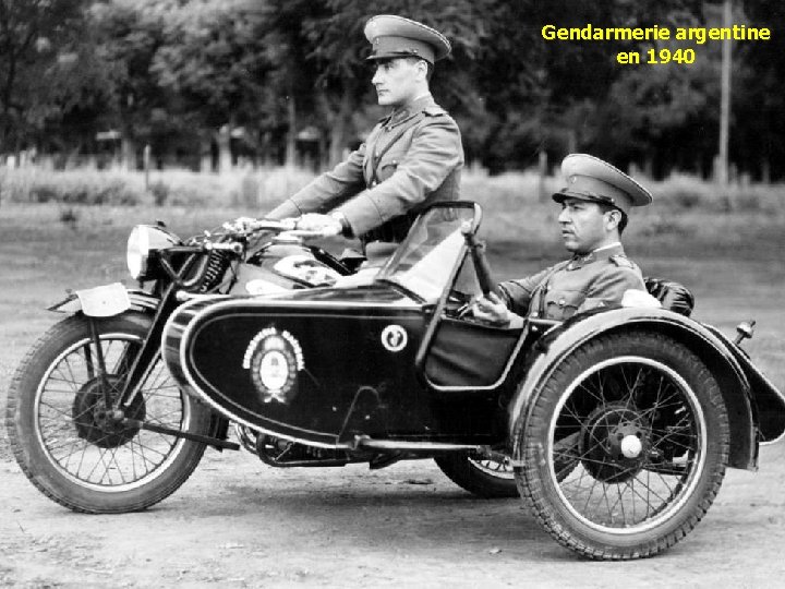 Gendarmerie argentine en 1940 