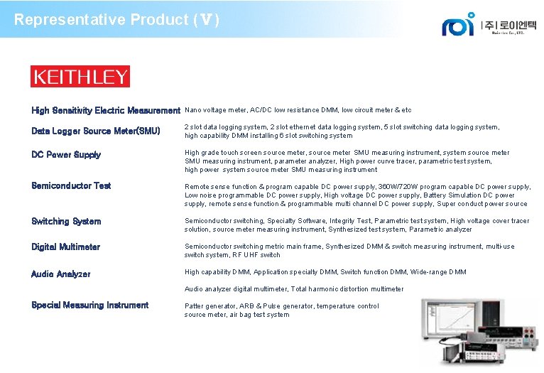 Representative Product (Ⅴ) High Sensitivity Electric Measurement Nano voltage meter, AC/DC low resistance DMM,