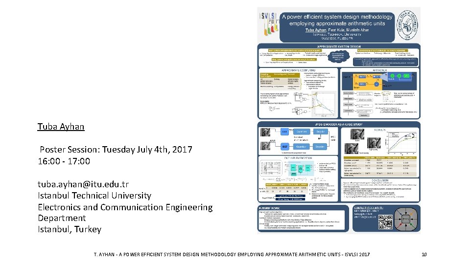 Tuba Ayhan Poster Session: Tuesday July 4 th, 2017 16: 00 - 17: 00