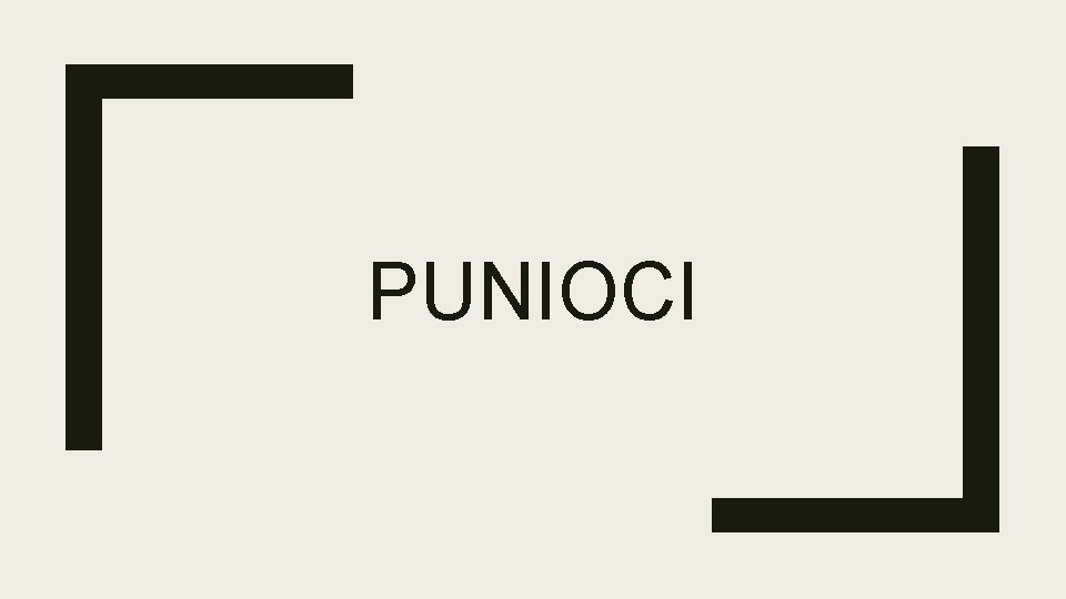 PUNIOCI 