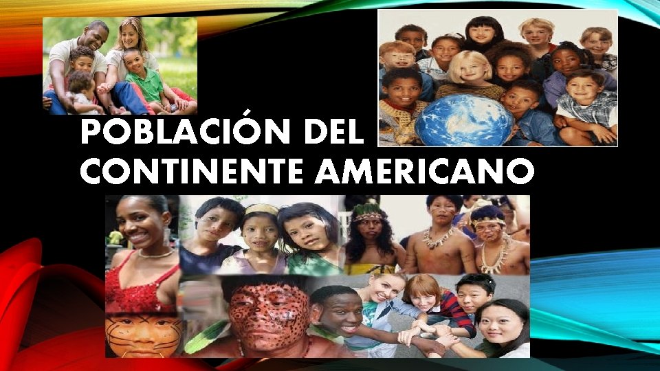 POBLACIÓN DEL CONTINENTE AMERICANO 