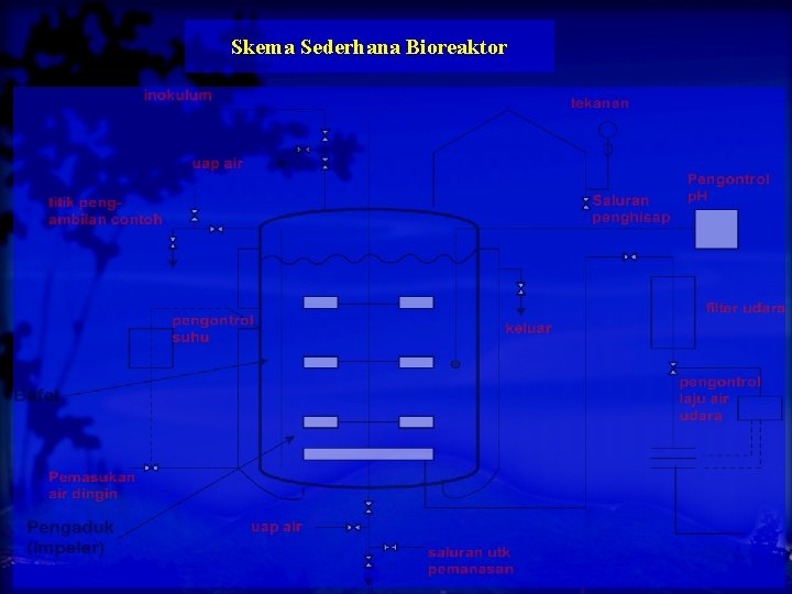 Skema Sederhana Bioreaktor 