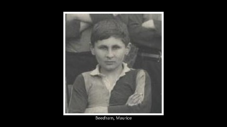 Beedham, Maurice 