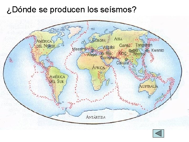 ¿Dónde se producen los seísmos? 