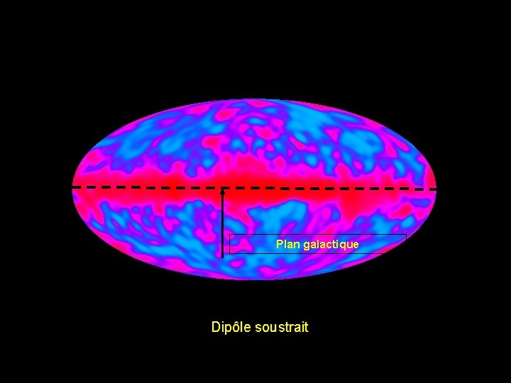 Plan galactique Dipôle soustrait 