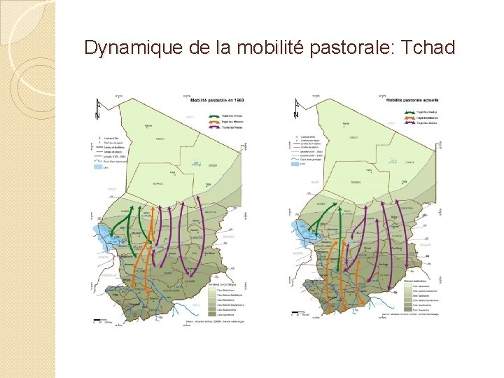 Dynamique de la mobilité pastorale: Tchad 