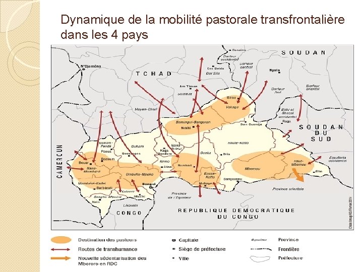 Dynamique de la mobilité pastorale transfrontalière dans les 4 pays 