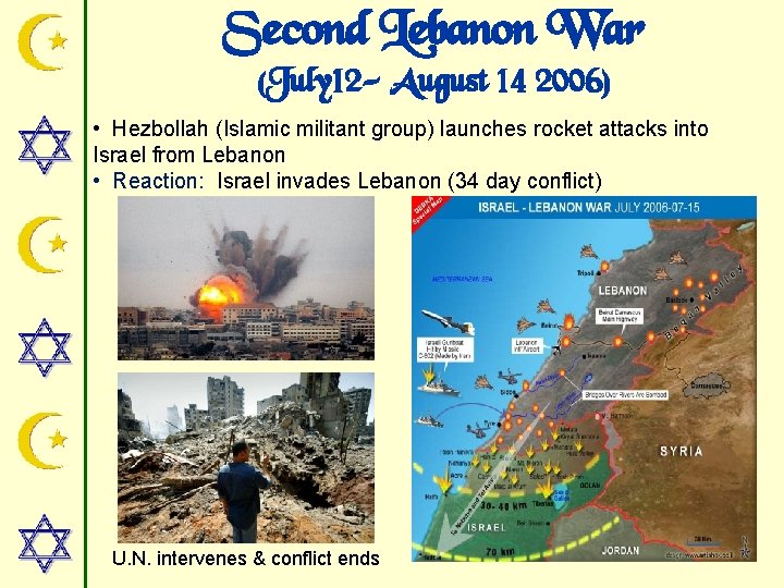 Second Lebanon War (July 12 - August 14 2006) • Hezbollah (Islamic militant group)