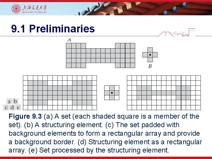 9. 1 Preliminaries Figure 9. 3 (a) A set (each shaded square is a