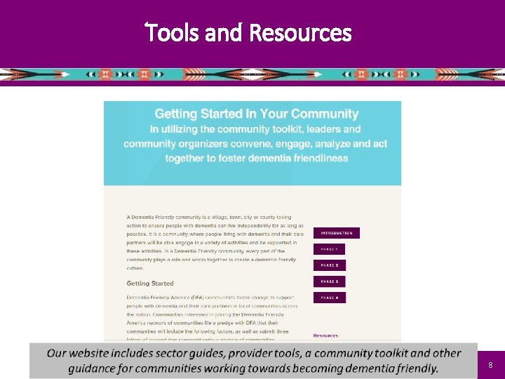 Tools and Resources 8 