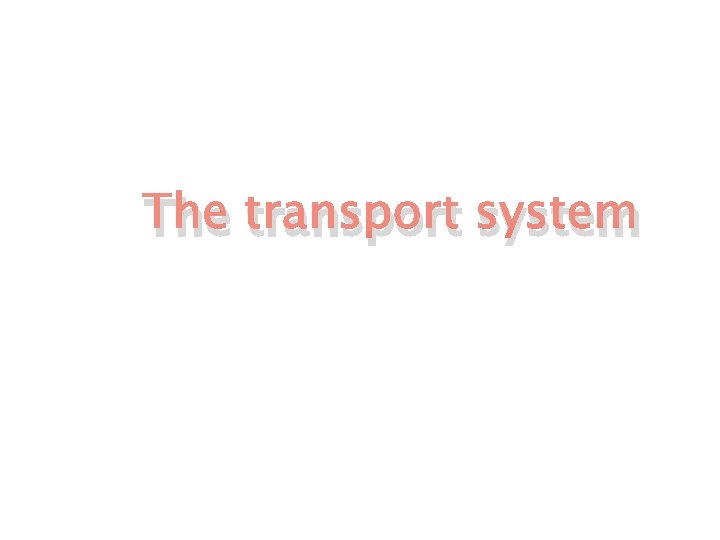 The transport system 