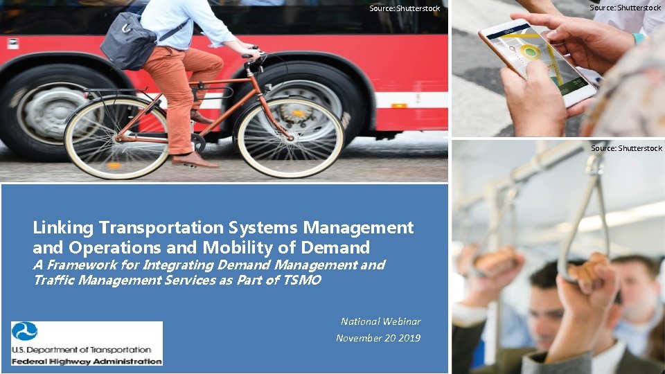 Source: Shutterstock Linking Transportation Systems Management and Operations and Mobility of Demand A Framework