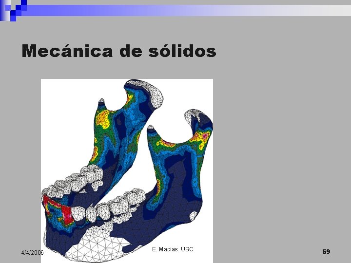 Mecánica de sólidos 4/4/2006 E. Macias. USC 59 
