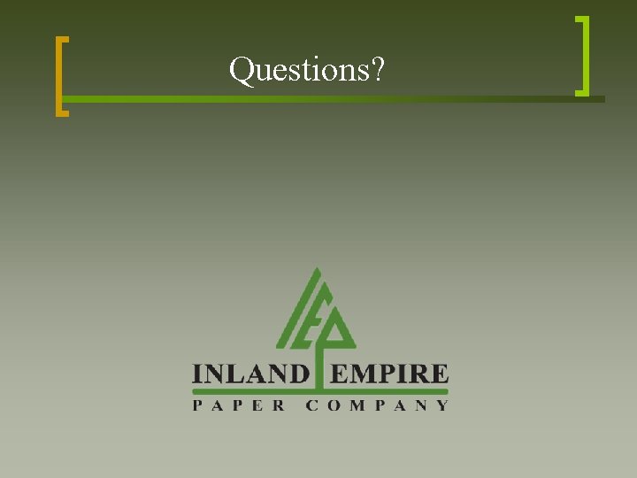 Questions? 