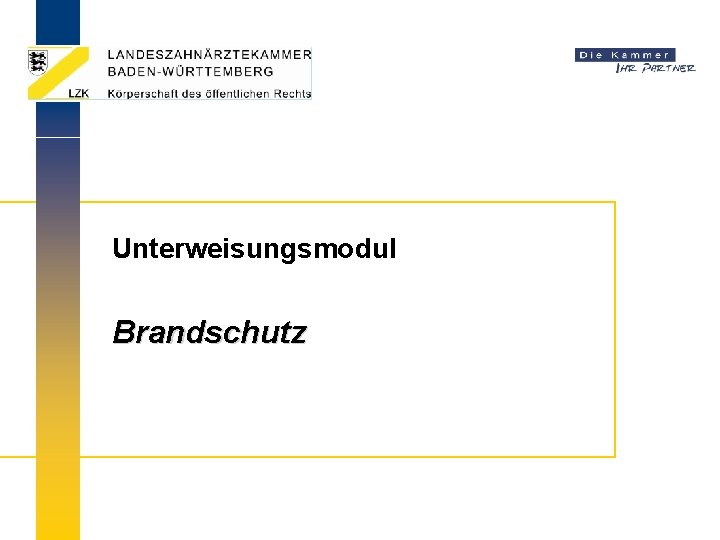 Unterweisungsmodul Brandschutz 