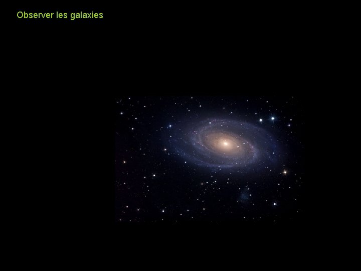 Observer les galaxies 
