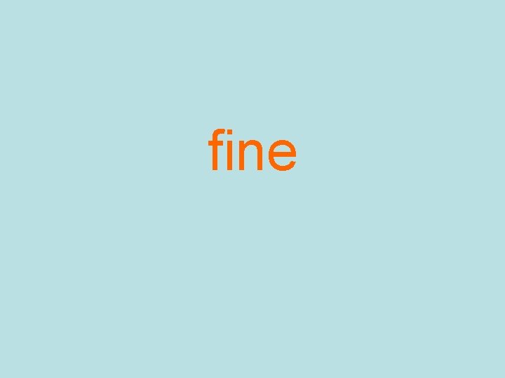 fine 
