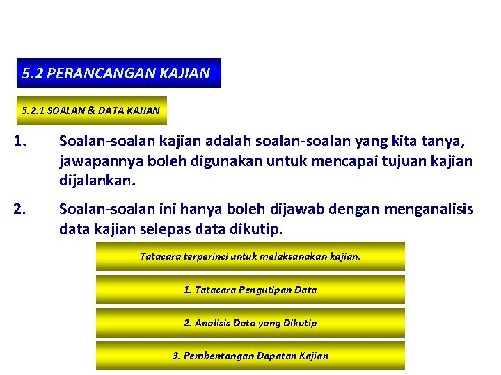 Nota 3 Mengenal pasti masalah kajian Konsep utama