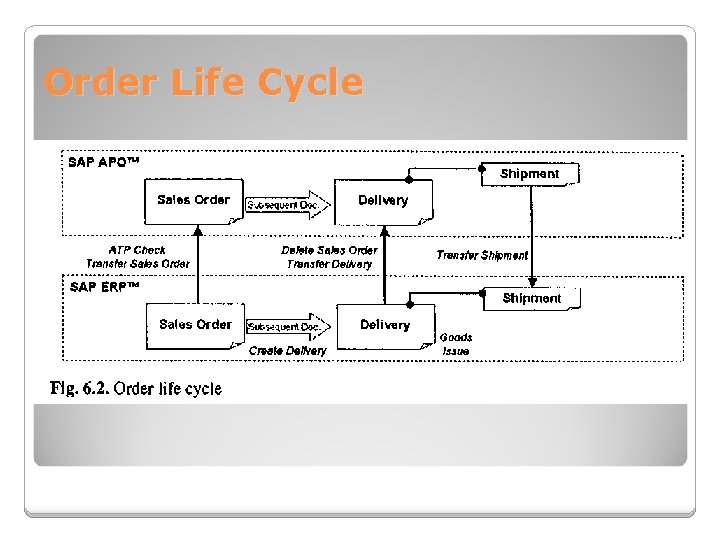 Order Life Cycle 