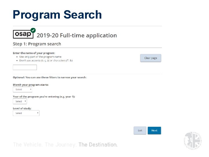 Program Search Program Search