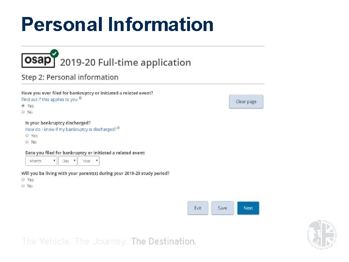 Personal Information Personal Information
