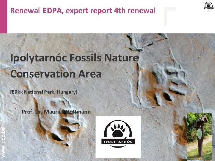 Renewal EDPA, expert report 4 th renewal Ipolytarnóc Fossils Nature Conservation Area (Bükk National