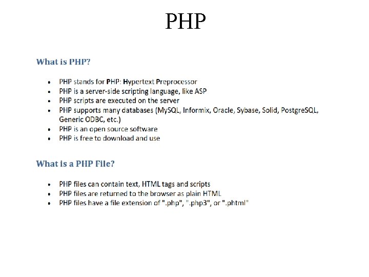 PHP 