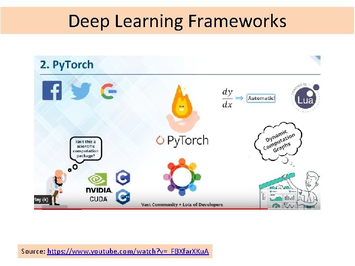 Deep Learning Frameworks Source: https: //www. youtube. com/watch? v=_FBXfar. XKu. A 