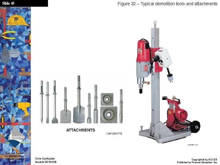 Slide 45 National Center for Construction Education and Research Figure 32 – Typical demolition