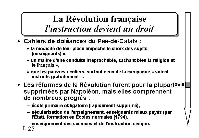 La Révolution française l'instruction devient un droit • Cahiers de doléances du Pas-de-Calais :