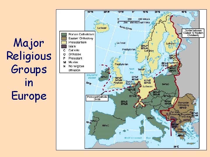 Major Religious Groups in Europe 