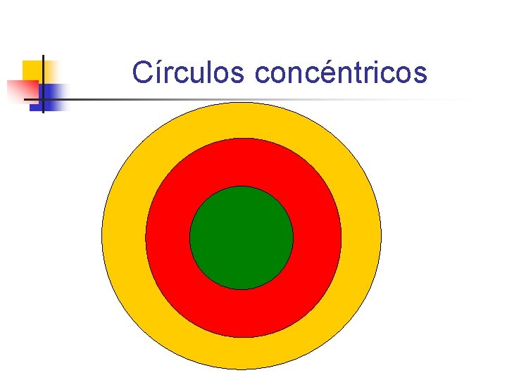 Círculos concéntricos 