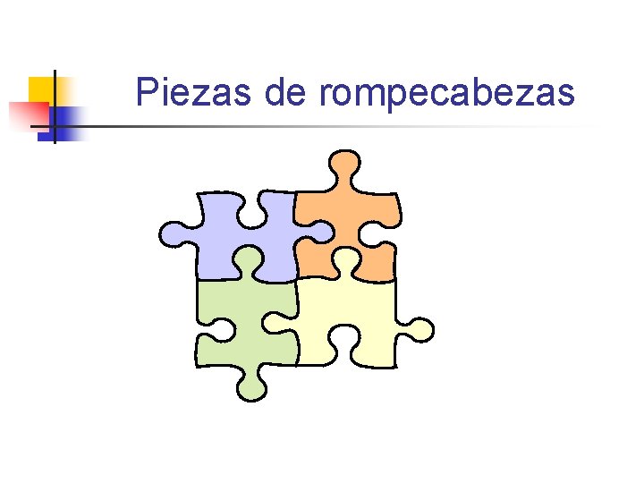 Piezas de rompecabezas 