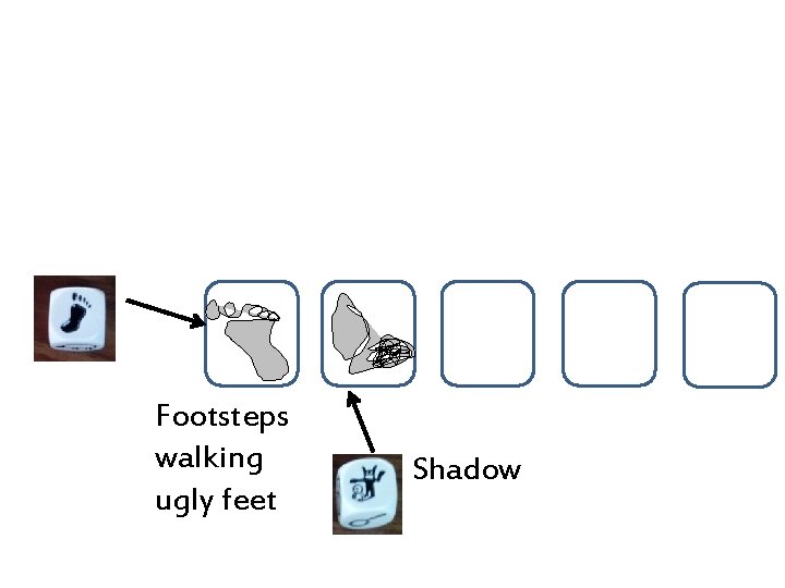 Footsteps walking ugly feet Shadow 
