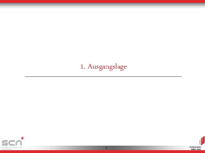 1. Ausgangslage 3 1. Ausgangslage 3