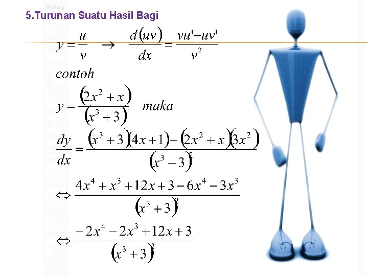 5. Turunan Suatu Hasil Bagi 