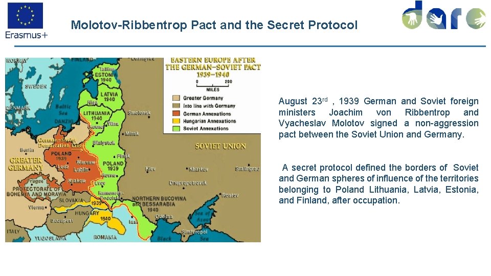 Molotov-Ribbentrop Pact and the Secret Protocol August 23 rd , 1939 German and Soviet
