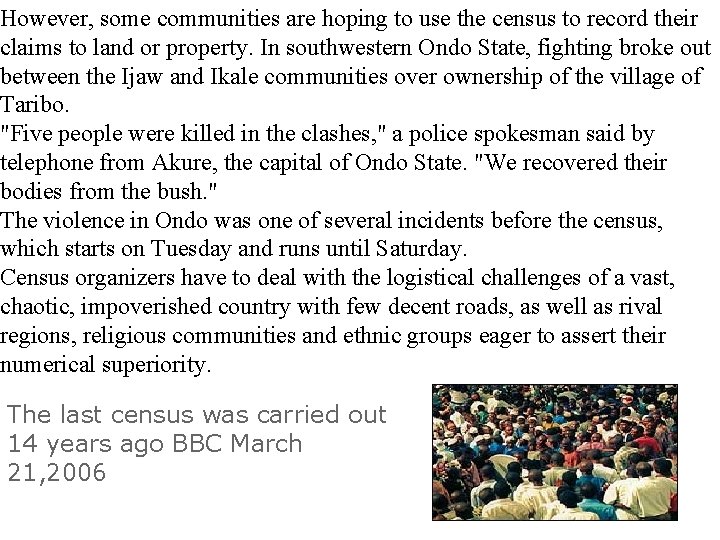 Nigeria Ap Gov 2013 More Than 54 7