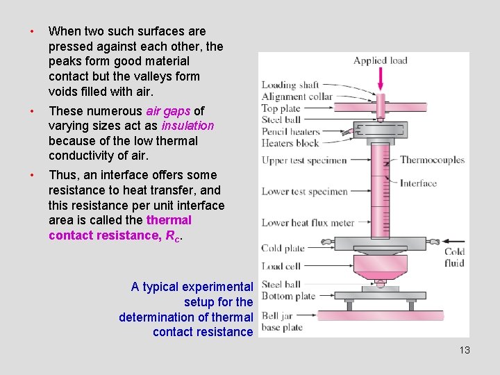  • When two such surfaces are pressed against each other, the peaks form