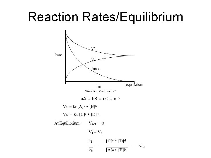Reaction Rates/Equilibrium Reaction Rates/Equilibrium