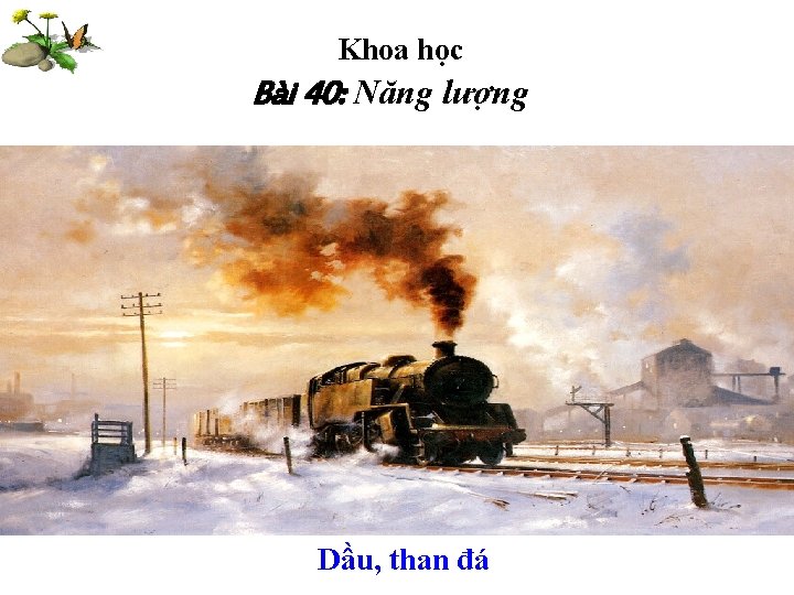 Khoa học Bài 40: Năng lượng Dầu, than đá 